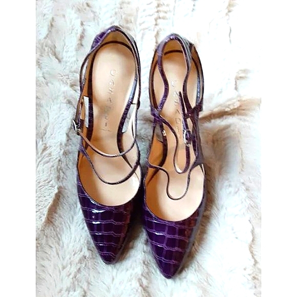 Casadei Shoes - 😍😍 Casadei Purple Croc Mary Jane Heels